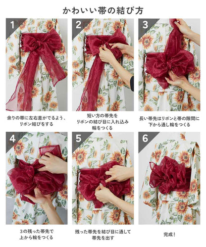 Japanese children's clothing dev!rock 2Way Yukata Japanese Kimono 100-160cm Girls Summer Dresses Japanese Summer Festival Special