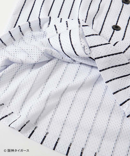 Japanese children's clothing dev!rock x Hanshin Tigers parent-child mesh baseball jacket Free Size Adult Summer TOPS OUTERWEAR