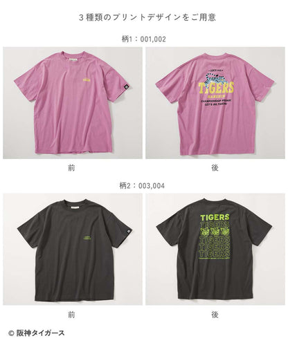 Japanese dev!rock x Hanshin Tigers parent-child embroidered short-sleeved top (M-LL adult summer tops)