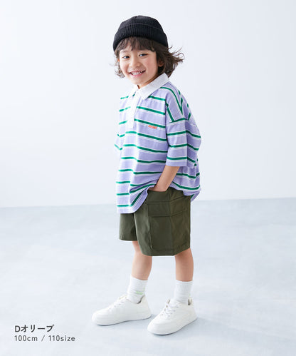 日本童裝 dev!rock 抗皺面料 工裝短褲 100-160cm 男童款/女童款 夏季 PANTS