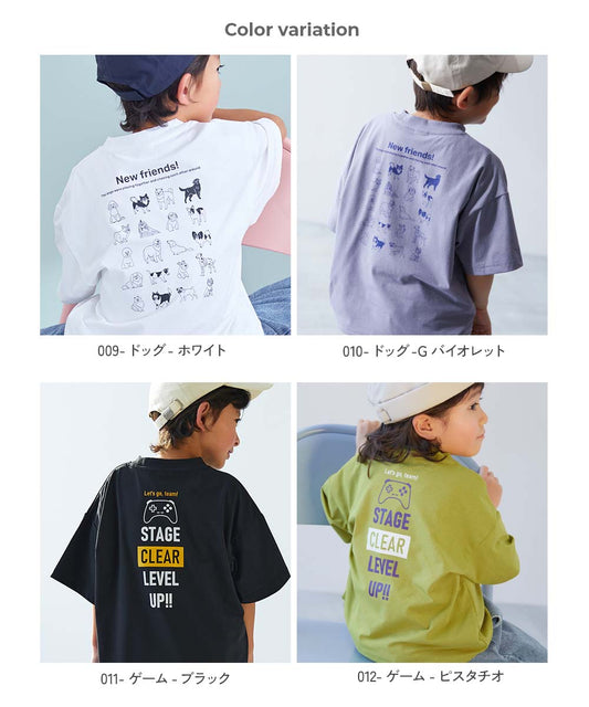 Japanese dev!rock Washable UV-resistant printed tops (100-160cm) for boys and girls (Summer TOPS)
