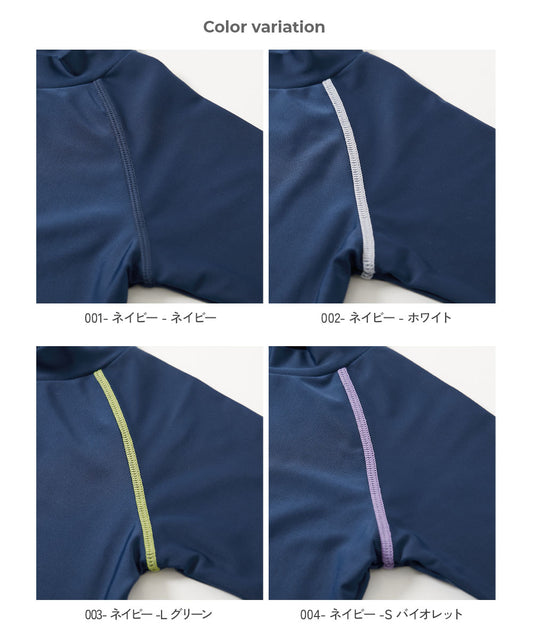 Japanese children's clothing dev!rock UV-proof long-sleeved top swimsuit suitable for school classes (110-170cm) boys/girls summer swimsuit special edition