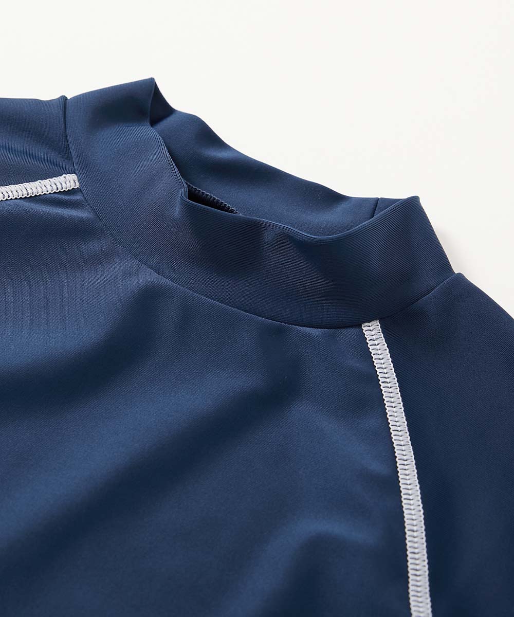 Japanese children's clothing dev!rock UV-proof long-sleeved top swimsuit suitable for school classes (110-170cm) boys/girls summer swimsuit special edition
