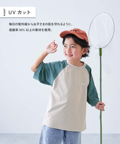 日本童裝 dev!rock 防污 防UV 五分袖上衣 100-160cm 男童款/女童款 夏季 TOPS