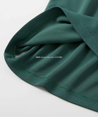 Japanese children's clothing dev!rock Cooling Quick-Drying Series Smooth Stretch Mesh Breathable Sports Colorblock T-shirt 100-160cm Contact Cooling Boys/Girls Summer TOPS Sports Series