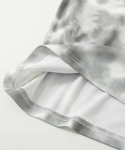 Japanese children's clothing dev!rock Cooling Quick-Drying Series Smooth Stretch Mesh Breathable Short-Sleeve Top 100-160cm Contact Cooling Boys/Girls Summer TOPS Sports Series