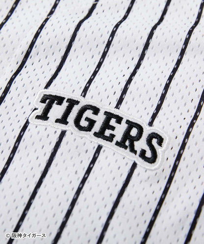 Japanese dev!rock x Hanshin Tigers Mesh Baseball Jacket (100-160cm) for Boys and Girls Summer TOPS OUTERWEAR