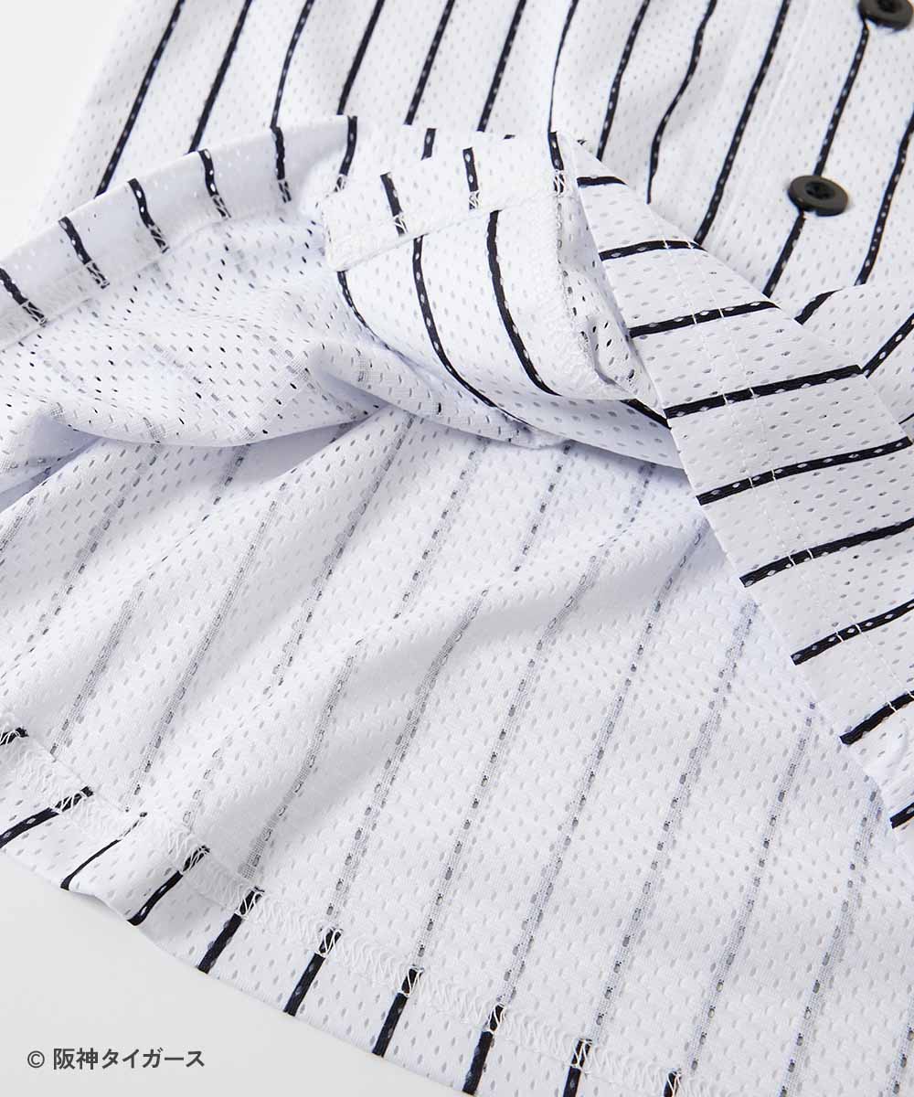 Japanese dev!rock x Hanshin Tigers Mesh Baseball Jacket (100-160cm) for Boys and Girls Summer TOPS OUTERWEAR