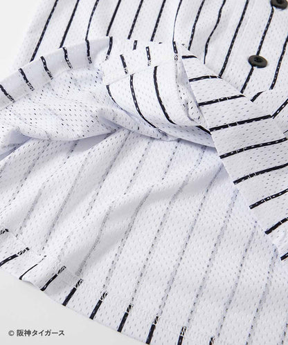 Japanese dev!rock x Hanshin Tigers Mesh Baseball Jacket (100-160cm) for Boys and Girls Summer TOPS OUTERWEAR