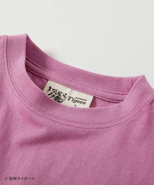 日本童裝 dev!rock x 阪神Tigers 親子裝 刺繡圖案短袖上衣 M-LL 大人款 夏季 TOPS
