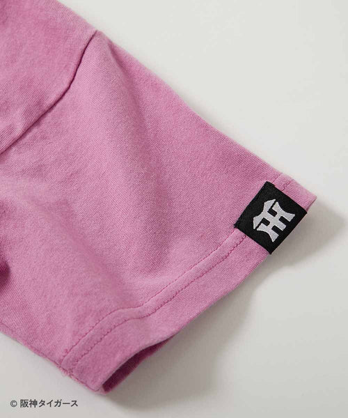 日本童裝 dev!rock x 阪神Tigers 親子裝 刺繡圖案短袖上衣 M-LL 大人款 夏季 TOPS