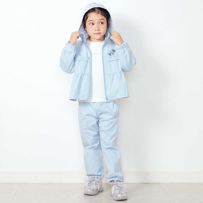 日本童裝  SLAP SLIP 反光條 網眼內襯 運動風褸 100-150cm 女童款 秋季 OUTERWEAR