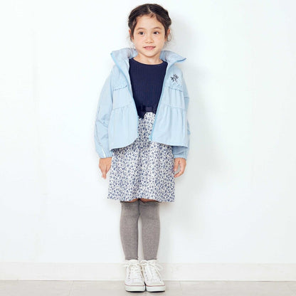 日本童裝  SLAP SLIP 反光條 網眼內襯 運動風褸 100-150cm 女童款 秋季 OUTERWEAR