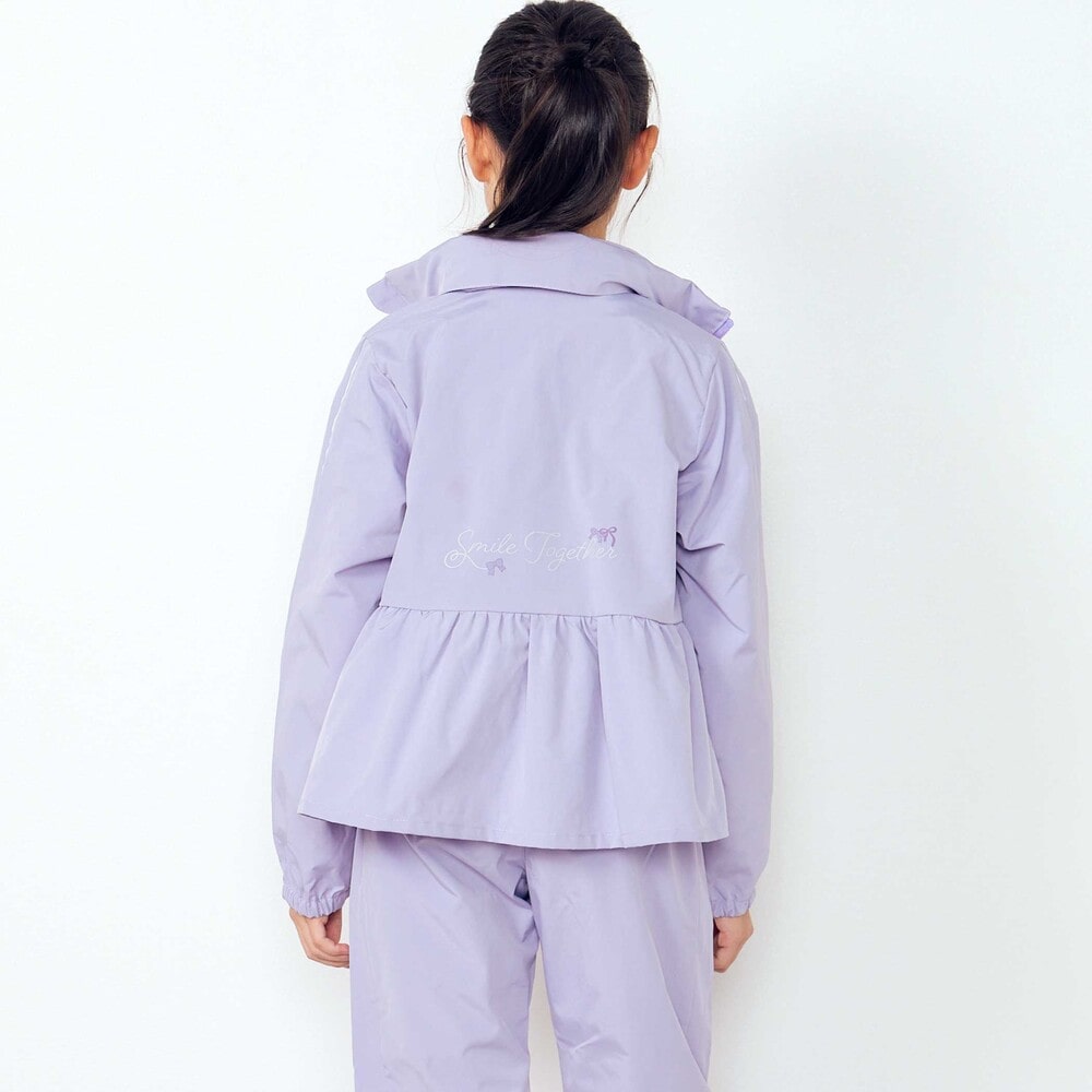 日本童裝  SLAP SLIP 反光條 網眼內襯 運動風褸 100-150cm 女童款 秋季 OUTERWEAR
