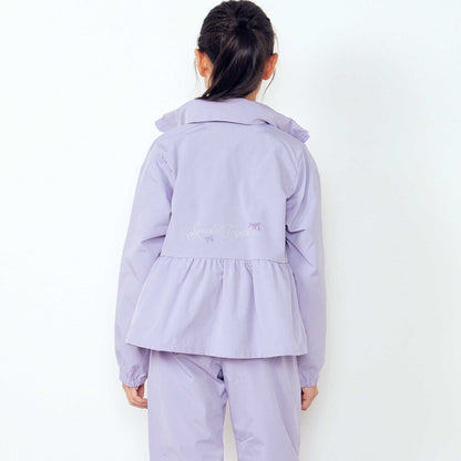 日本童裝  SLAP SLIP 反光條 網眼內襯 運動風褸 100-150cm 女童款 秋季 OUTERWEAR