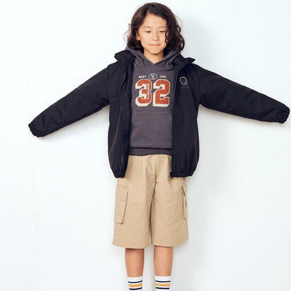 日本童裝  SLAP SLIP 反光條 網眼內襯 運動風褸 100-150cm 男童款/女童款 秋季 OUTERWEAR