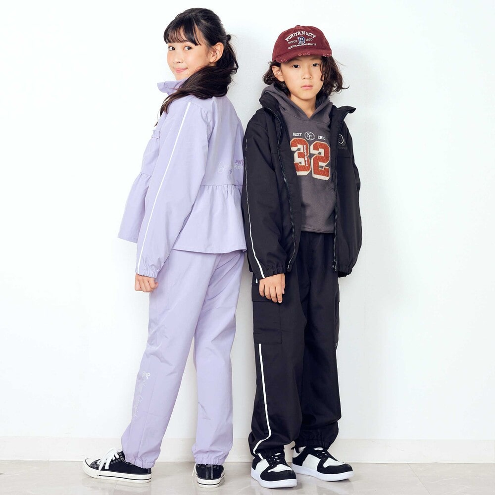 日本童裝  SLAP SLIP 反光條 網眼內襯 運動風褸 100-150cm 男童款/女童款 秋季 OUTERWEAR