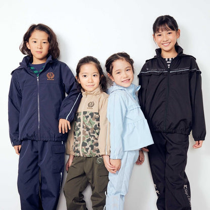 日本童裝  SLAP SLIP 反光條 網眼內襯 運動風褸 100-150cm 男童款/女童款 秋季 OUTERWEAR