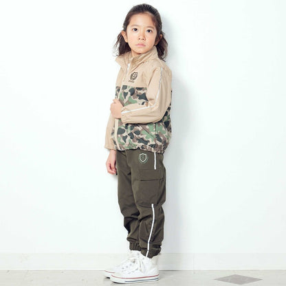 日本童裝  SLAP SLIP 反光條 網眼內襯 運動風褸 100-150cm 男童款/女童款 秋季 OUTERWEAR