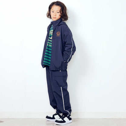 日本童裝  SLAP SLIP 反光條 網眼內襯 運動長褲 100-150cm 男童款/女童款 秋季 PANTS
