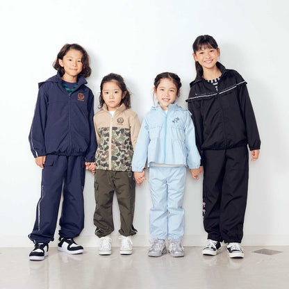 日本童裝  SLAP SLIP 反光條 網眼內襯 運動長褲 100-150cm 男童款/女童款 秋季 PANTS