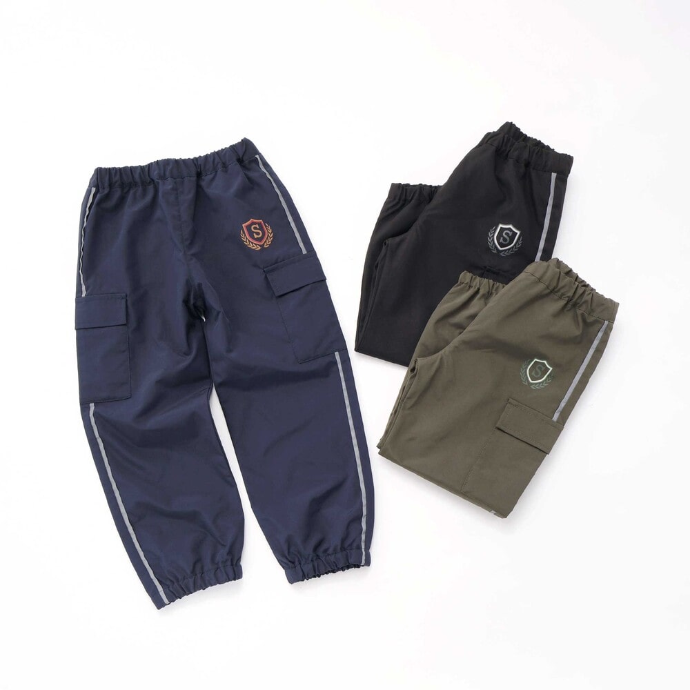 日本童裝  SLAP SLIP 反光條 網眼內襯 運動長褲 100-150cm 男童款/女童款 秋季 PANTS