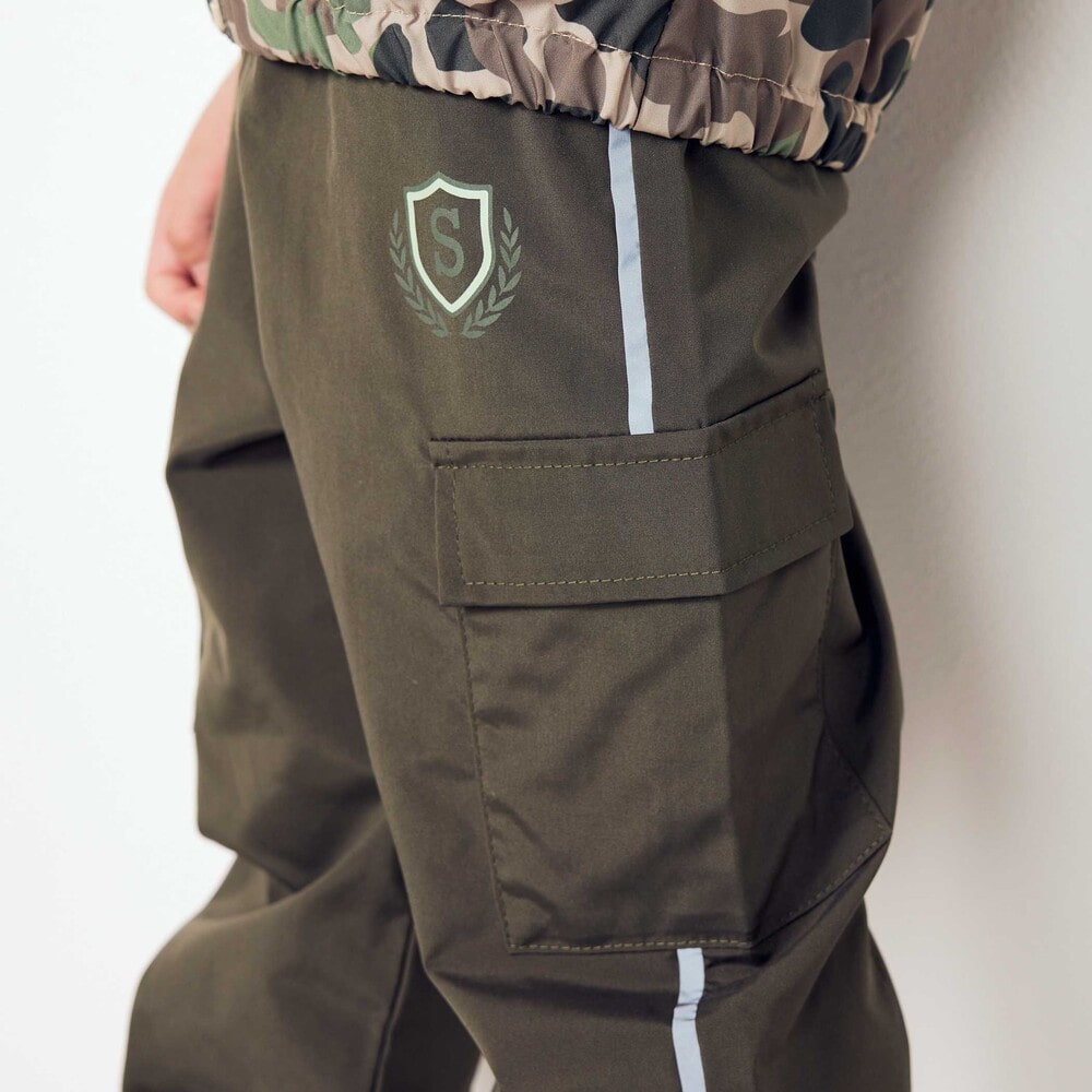 日本童裝  SLAP SLIP 反光條 網眼內襯 運動長褲 100-150cm 男童款/女童款 秋季 PANTS