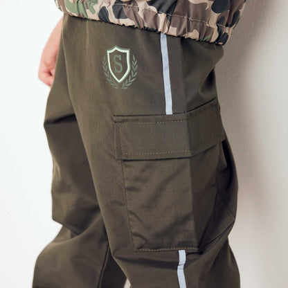 日本童裝  SLAP SLIP 反光條 網眼內襯 運動長褲 100-150cm 男童款/女童款 秋季 PANTS