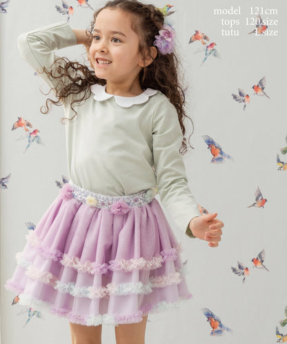 Japanese children's clothing panpantutu marshmallow ballet tutu skirt 70-145cm girls' newborn baby summer SKIRTS 