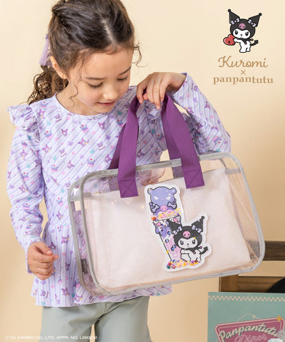 Panpantutu x Sanrio Kuromi Beach Bag (Embroidered Name Available) Direct from Japan. Other Brands: Summer Swimwear Special. 