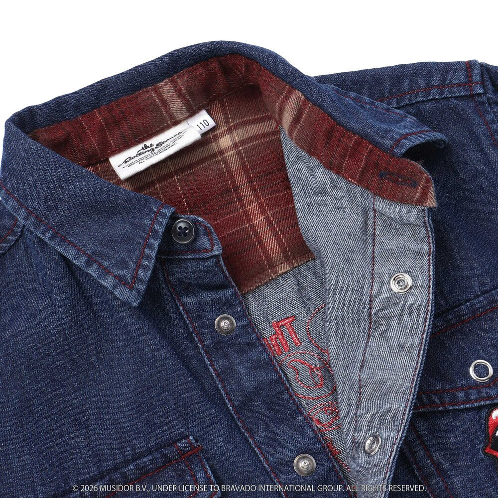日本童裝 Slap Slip x The Rolling Stones 牛仔外套 90-130cm 男童款/女童款 秋季 OUTERWEAR 其他品牌童裝