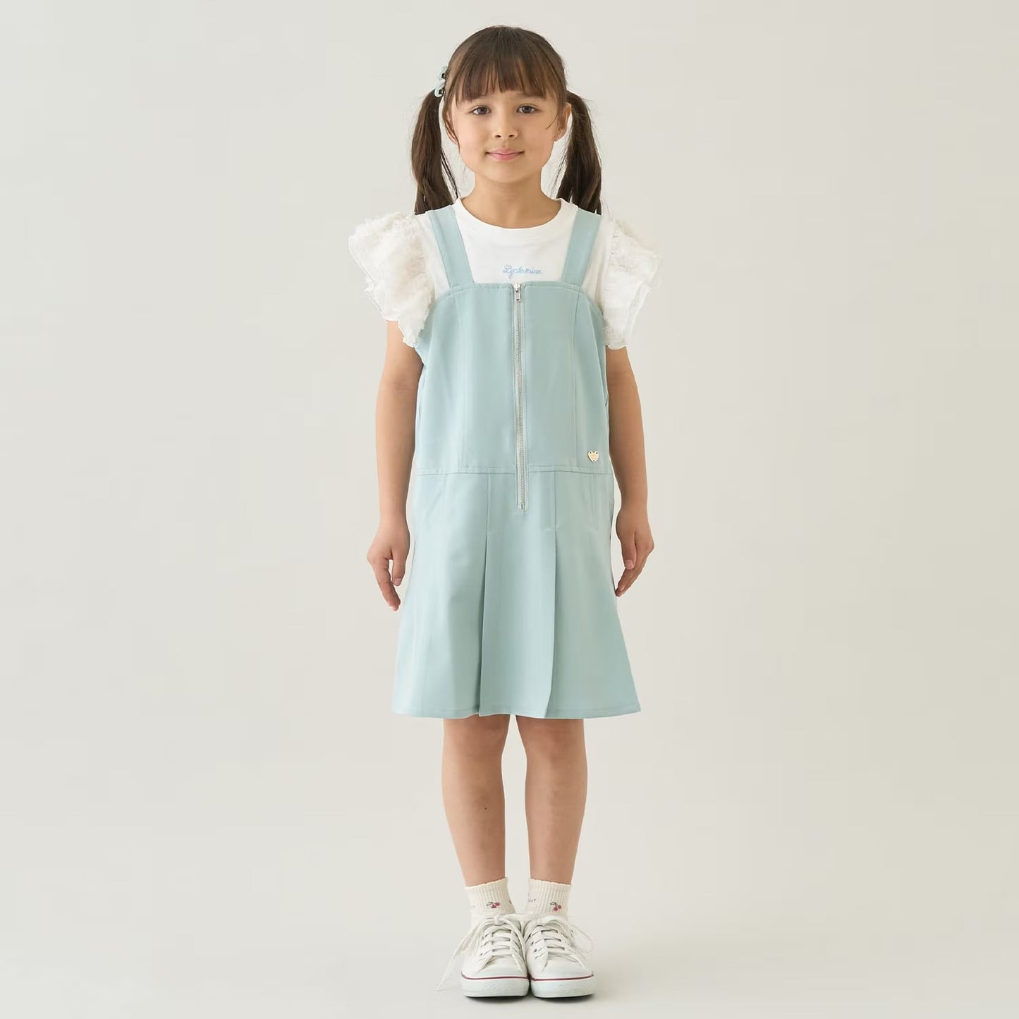 Japanese children's clothing Ly# mine tank top and shorts set 100-150cm girls summer TOPS PANTS 