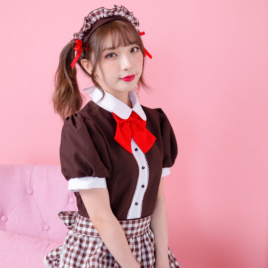 日本直送 咖啡店女僕 M-L 大人款 萬聖節 Cosplay服裝 Halloween攪鬼特輯 AAA
