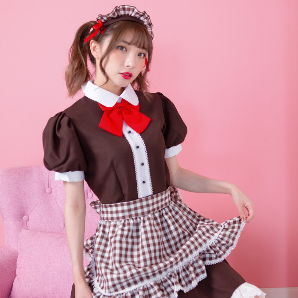 日本直送 咖啡店女僕 M-L 大人款 萬聖節 Cosplay服裝 Halloween攪鬼特輯 AAA