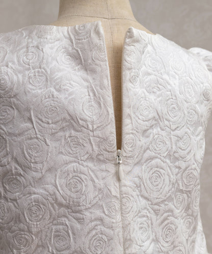 日本童裝 panpantutu 白色花瓣絲帶氣球泡泡禮服裙 100-130cm 女童款 夏季 DRESSES 面試/宴會/表演