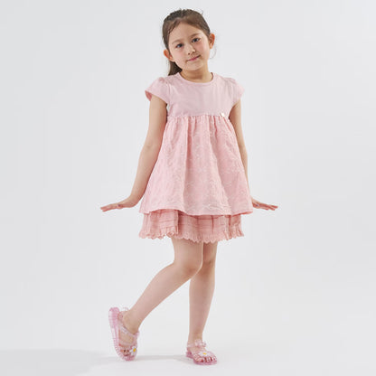 Japanese children's clothing Ly# mine tank top and shorts set 100-150cm girls summer TOPS PANTS 