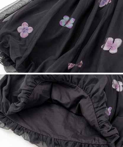日本童裝 panpantutu x Sanrio Kuromi 泡泡背心連身裙 80-150cm 女童款 夏季 DRESSES