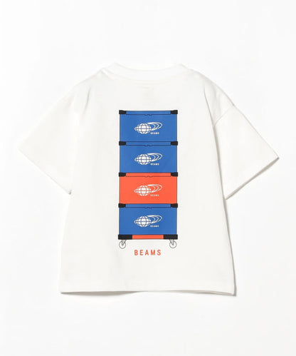 日本童裝 BEAMS こども ビームス BEAMS貨櫃盒印花上衣 90-130cm 男童款/女童款 夏季 TOPS