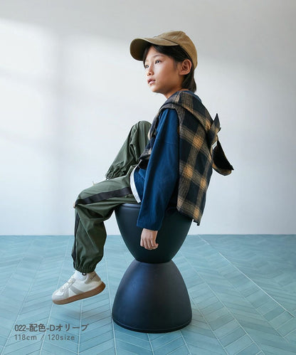 日本童裝 dev!rock 速乾系列 易洗耐洗 【5大功能】側條紋長褲 100-160cm 男童款/女童款 夏季 PANTS