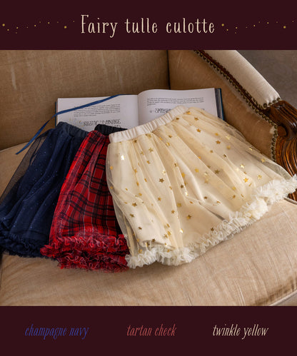 日本童裝 panpantutu 格子紅色薄紗裙褲 95-140cm 女童款 夏季 PANTS