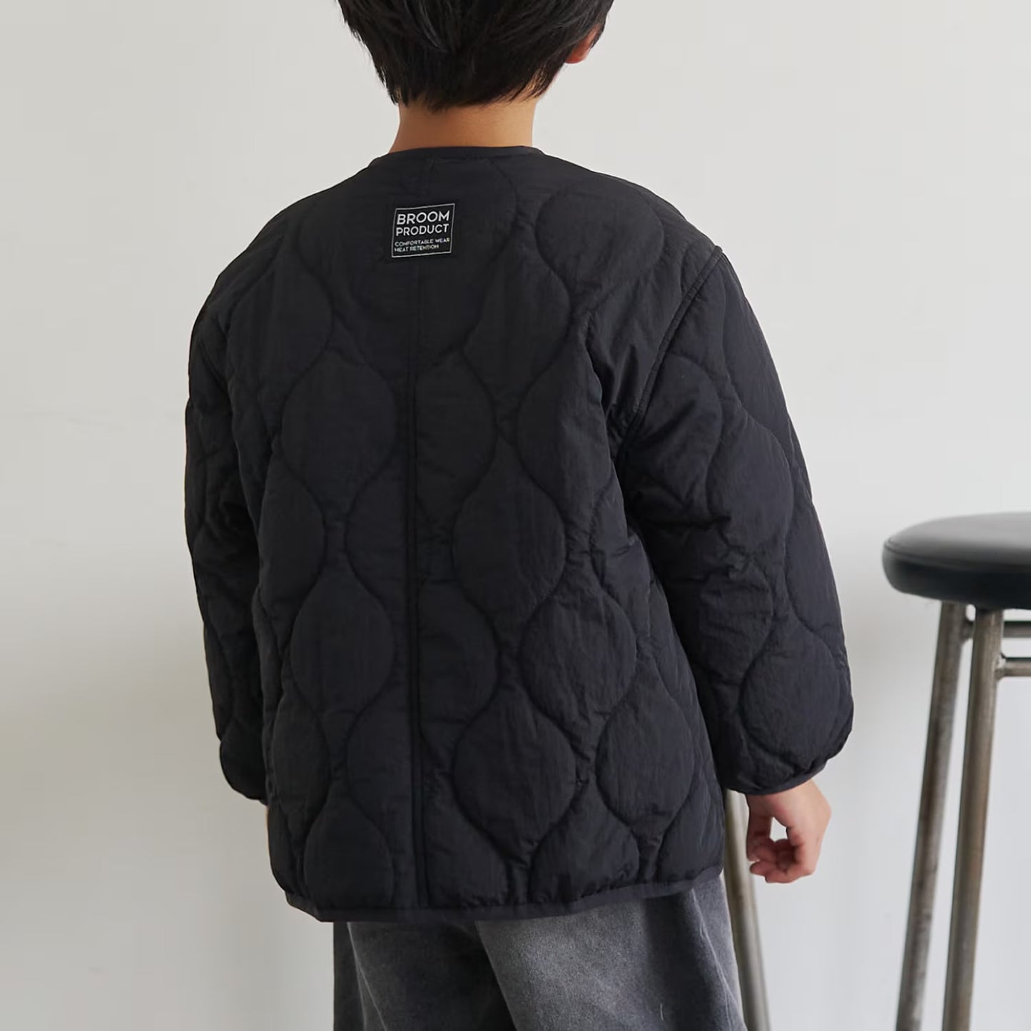 日本童裝 b・R# 絎縫夾棉外套 100-140cm 男童款 冬季(適合初秋、香港平均溫度、寒冷天氣）OUTERWEAR 【日本預售：2026年9月中旬】