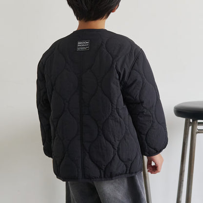 日本童裝 b・R# 絎縫夾棉外套 100-140cm 男童款 冬季(適合初秋、香港平均溫度、寒冷天氣）OUTERWEAR 【日本預售：2026年9月中旬】