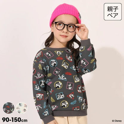 日本童裝 BDL x Disney 親子裝 印花衛衣 90-150cm 男童款/女童款 秋季 TOPS
