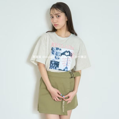 Lovetoxic Paris Print Top (140-160cm) for Girls (Summer) 