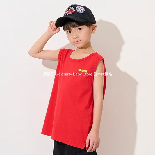 Japanese XLARGE KIDS Printed Vest 80-140cm Boys Summer TOPS 