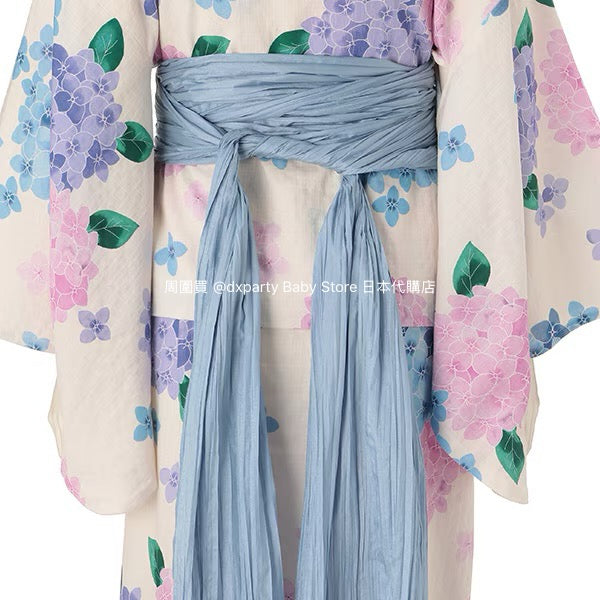 Lovetoxic 2Way Japanese Yukata Kimono 150-160cm Girls Summer Outerwear Dresses Japanese Summer Festival Special 