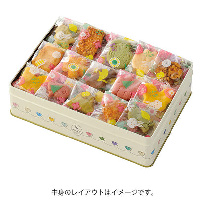 日本直送 麻布十番Cocoro irodori-Cocoro精選米菓禮罐 30/55/80袋入 新年行運發財特輯 Happy New Year 馬年 限定手信