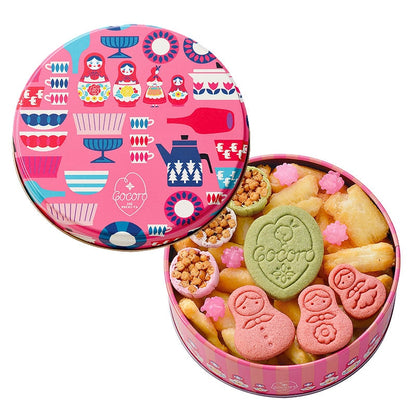 日本直送 麻布十番Cocoro 會帶來幸運的米菓禮罐  新年行運發財特輯 Happy New Year 馬年 限定手信