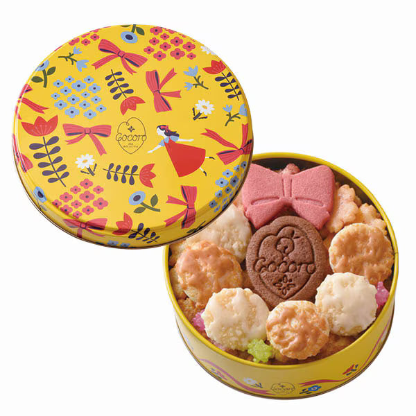 日本直送 麻布十番Cocoro 會帶來幸運的米菓禮罐  新年行運發財特輯 Happy New Year 馬年 限定手信