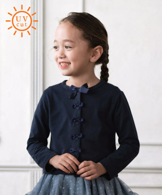 日本童裝 panpantutu 防UV 蝴蝶結外套 80-150cm 女童款 夏季 OUTERWEAR